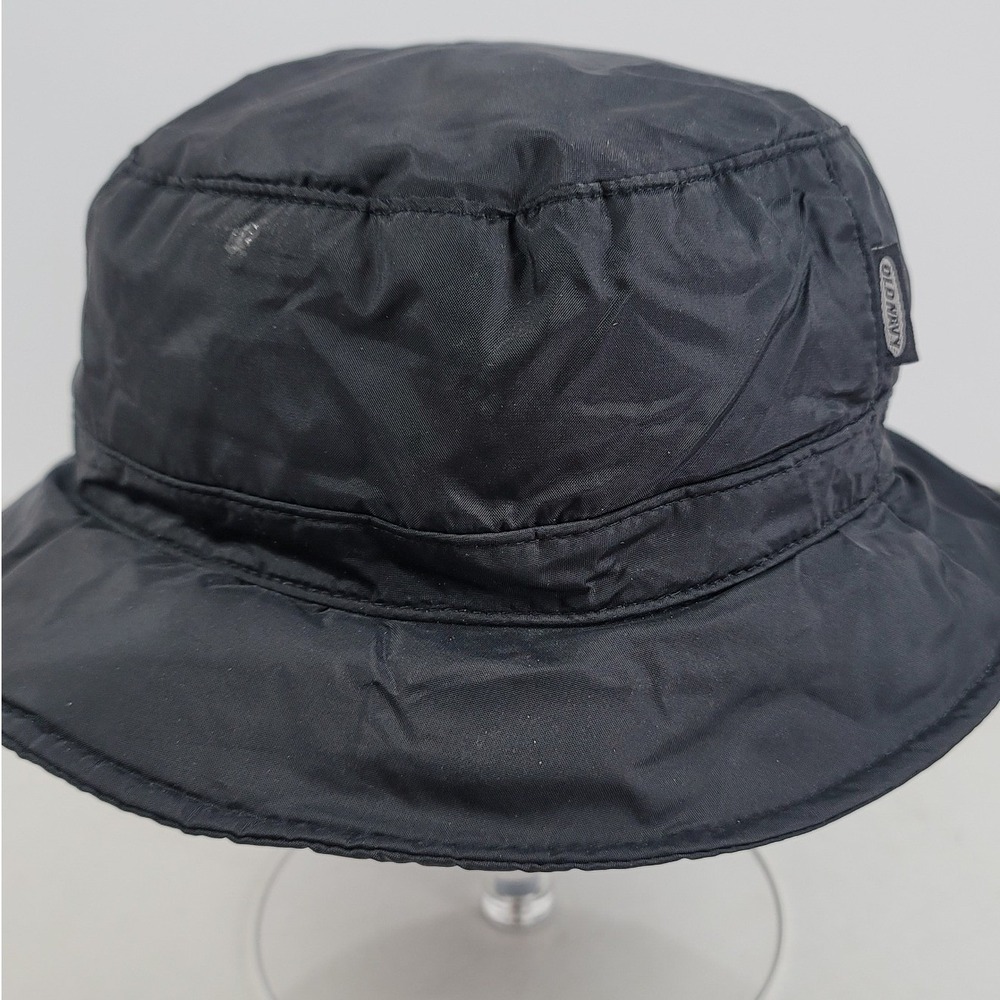 Old Navy Mens Black Nylon Bucket Hat Size S/M Wide Brim Sun Hat